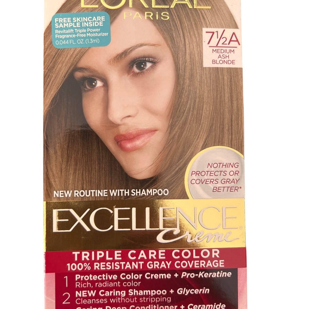 L'Oreal Excellence Creme Hair Color - Medium Ash Blonde